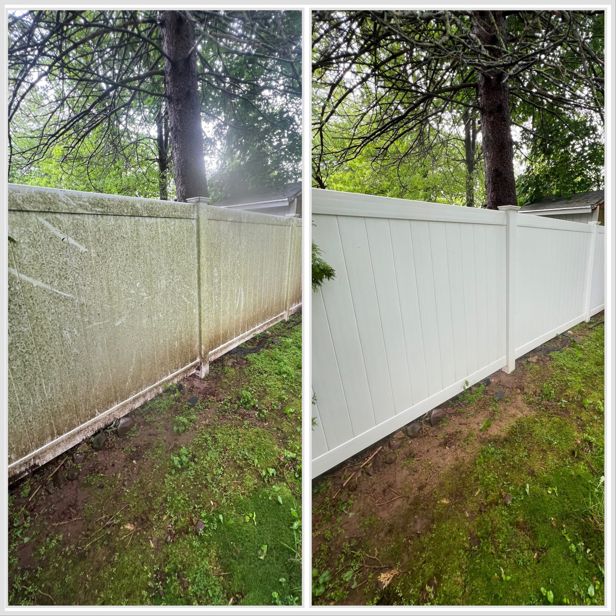 Vinyl Fence Cleaning